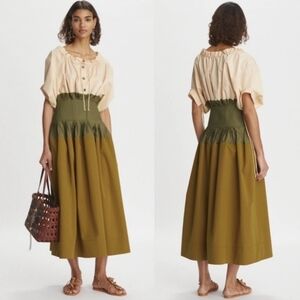 NWT TORY BURCH COLORBLOCK POPLIN DRESS